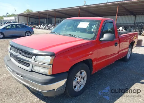 2005 Chevrolet Silverado 1500 Work Truck from USA, damaged, VIN 1GCEC14X05Z173563